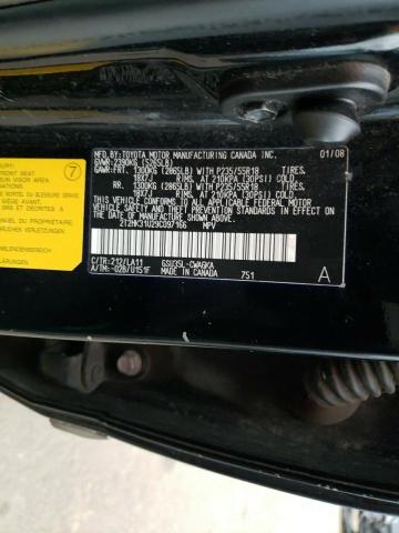 2T2HK31U29C097166 - 2009 LEXUS RX 350 BLACK photo 13