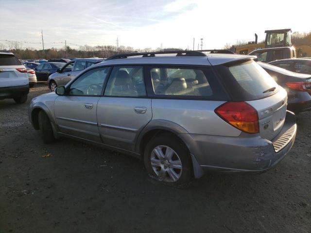 4S4BP62C157355445 - 2005 SUBARU LEGACY OUTBACK 2.5I LIMITED SILVER photo 2