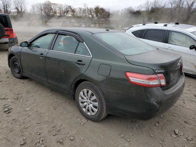 4T1BF3EK5BU616349 - 2011 TOYOTA CAMRY BASE GREEN photo 2