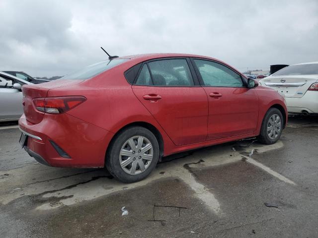 3KPA24AD9NE498852 - 2022 KIA RIO LX RED photo 3