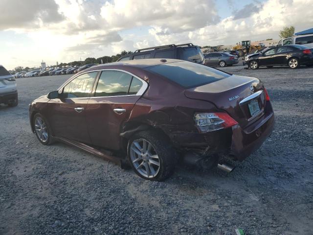 1N4AA5APXAC857376 - 2010 NISSAN MAXIMA S RED photo 2