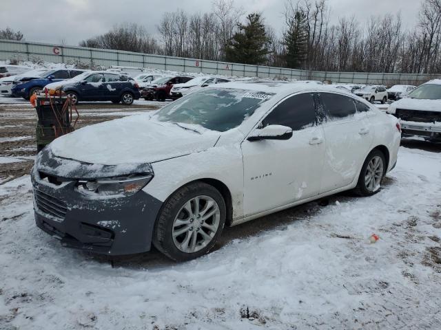 1G1ZE5ST2GF271445 - 2016 CHEVROLET MALIBU LT WHITE photo 1