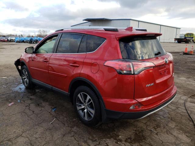 JTMRFREV6GJ054647 - 2016 TOYOTA RAV4 XLE RED photo 2