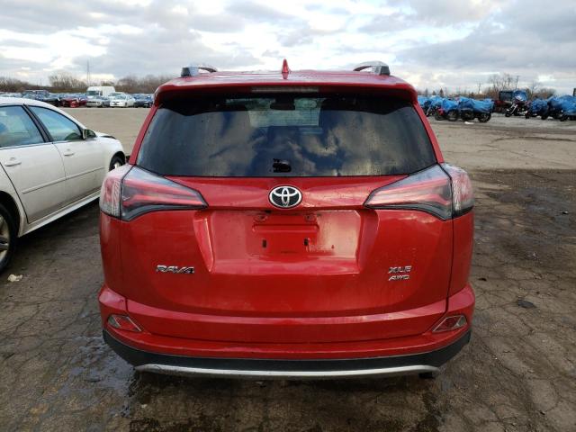 JTMRFREV6GJ054647 - 2016 TOYOTA RAV4 XLE RED photo 6