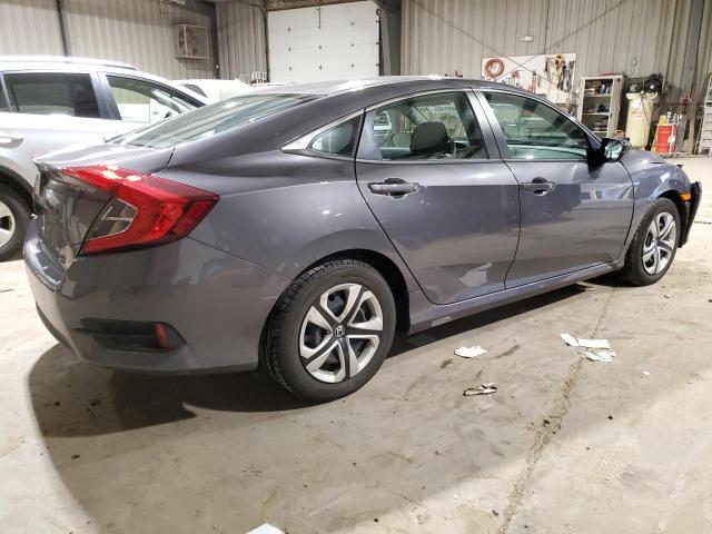 2HGFC2F51JH585525 - 2018 HONDA CIVIC LX GRAY photo 3