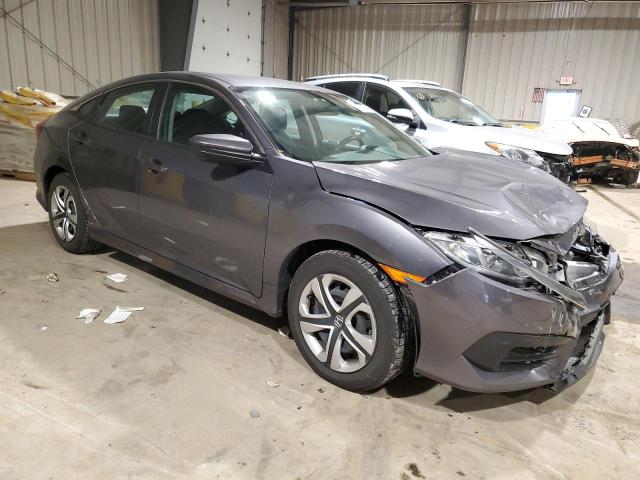 2HGFC2F51JH585525 - 2018 HONDA CIVIC LX GRAY photo 4