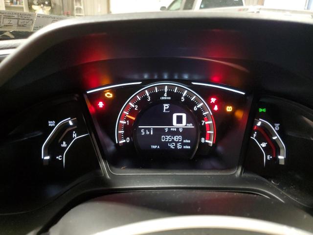 2HGFC2F51JH585525 - 2018 HONDA CIVIC LX GRAY photo 9