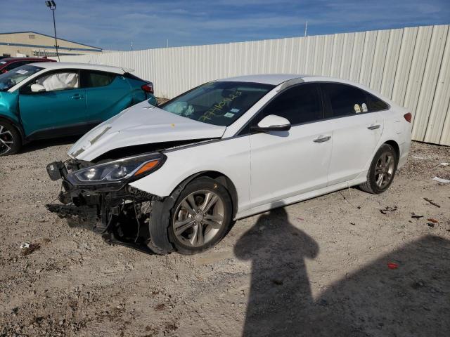 5NPE34AF0JH686990 - 2018 HYUNDAI SONATA SPORT WHITE photo 1