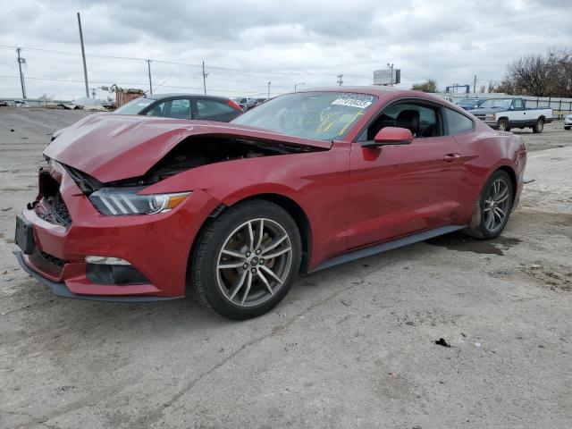 1FA6P8TH7H5358349 - 2017 FORD MUSTANG BURGUNDY photo 1