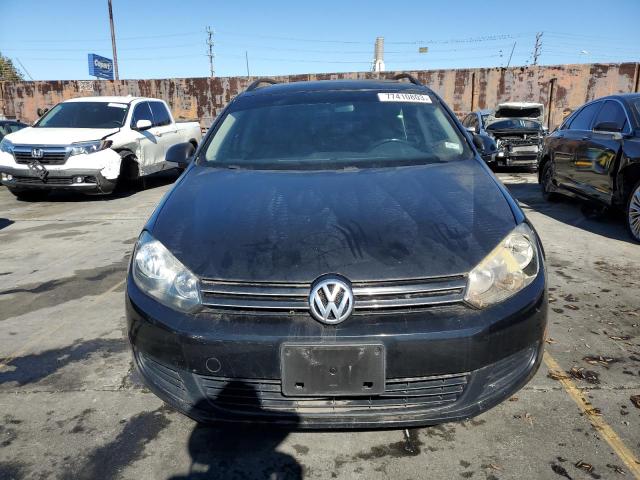 3VWPL7AJ2EM627449 - 2014 VOLKSWAGEN JETTA TDI BLACK photo 5