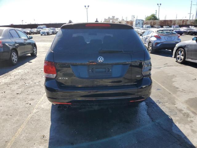 3VWPL7AJ2EM627449 - 2014 VOLKSWAGEN JETTA TDI BLACK photo 6