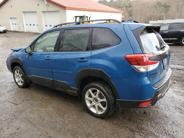 JF2SKAMC3NH464083 - 2022 SUBARU FORESTER WILDERNESS BLUE photo 2