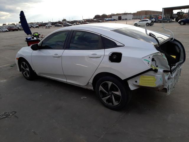 19XFC2F60KE017402 - 2019 HONDA CIVIC LX WHITE photo 2