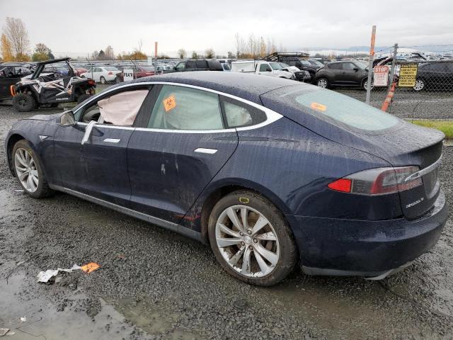 5YJSA1H12EFP62280 - 2014 TESLA MODEL S ლურჯი ფოტო 2