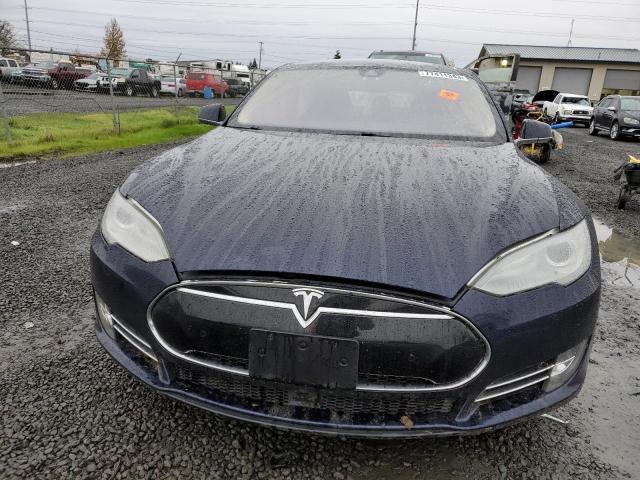 5YJSA1H12EFP62280 - 2014 TESLA MODEL S BLUE photo 5