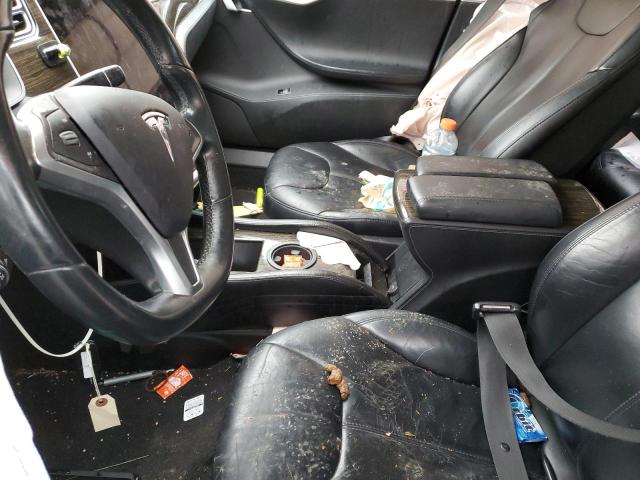 5YJSA1H12EFP62280 - 2014 TESLA MODEL S ლურჯი ფოტო 7