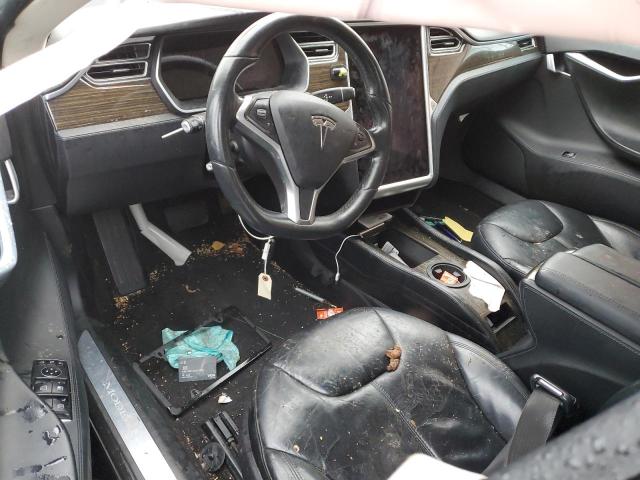5YJSA1H12EFP62280 - 2014 TESLA MODEL S ლურჯი ფოტო 8
