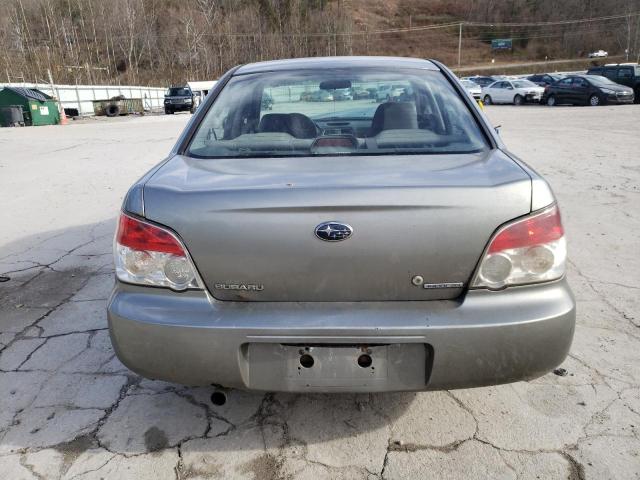 JF1GD61607H521326 - 2007 SUBARU IMPREZA 2.5I GRAY photo 6