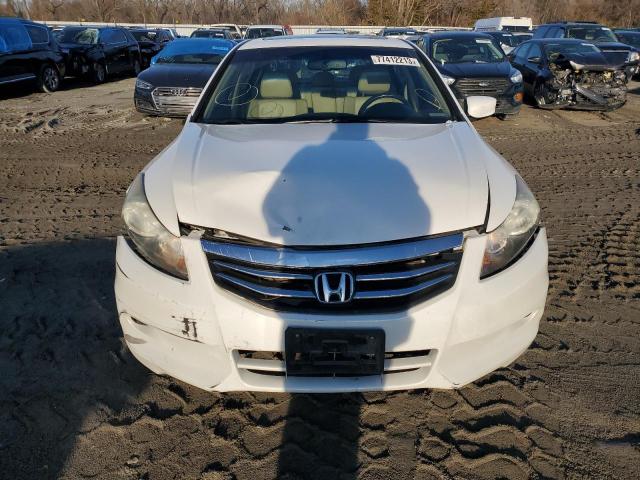 1HGCP3F85BA028558 - 2011 HONDA ACCORD EXL WHITE photo 5