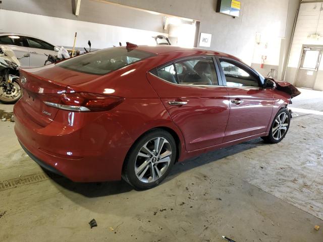 KMHD84LF6HU228280 - 2017 HYUNDAI ELANTRA SE RED photo 3