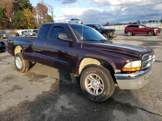 1D7HG42N94S640352 - 2004 DODGE DAKOTA SLT BROWN photo 4