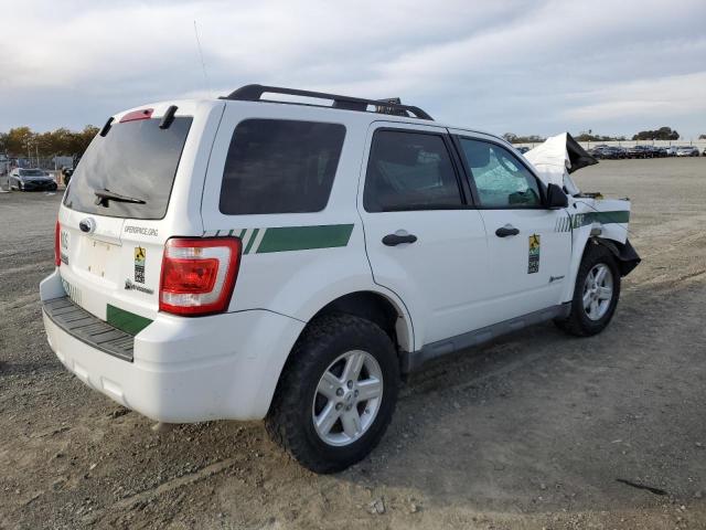 1FMCU59319KC39386 - 2009 FORD ESCAPE HYBRID WHITE photo 3