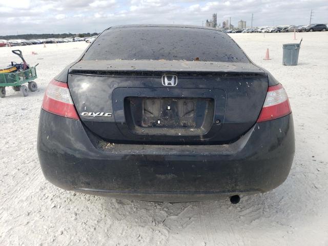 2HGFG126X7H512224 - 2007 HONDA CIVIC LX BLACK photo 6