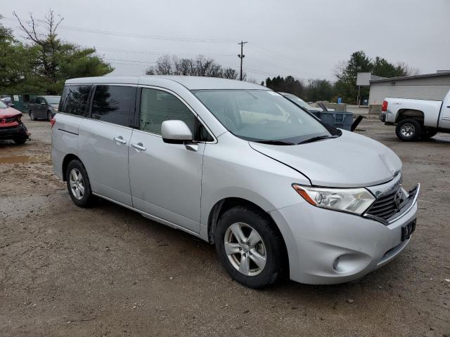 JN8AE2KP0E9100506 - 2014 NISSAN QUEST S SILVER photo 4