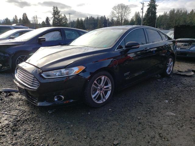 3FA6P0SU2GR216082 - 2016 FORD FUSION TITANIUM PHEV BLACK photo 1