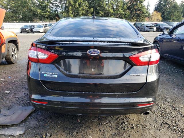 3FA6P0SU2GR216082 - 2016 FORD FUSION TITANIUM PHEV BLACK photo 6