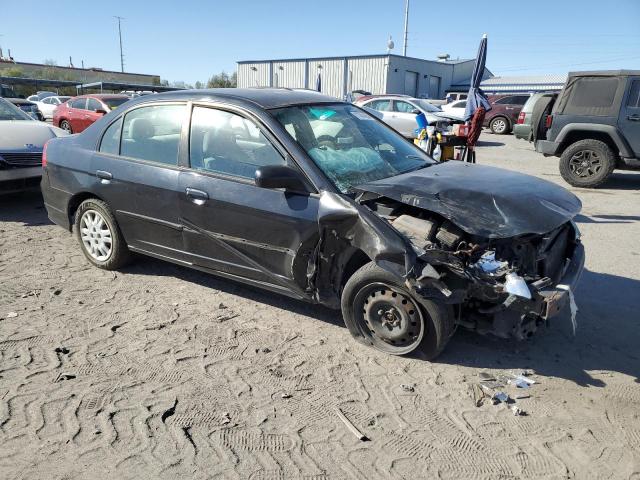 2HGES16505H515061 - 2005 HONDA CIVIC LX BLACK photo 4