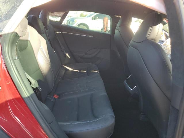 5YJSA1E65MF435922 - 2021 TESLA MODEL S RED photo 10