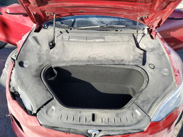 5YJSA1E65MF435922 - 2021 TESLA MODEL S RED photo 11