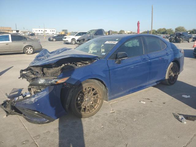 4T1G11AK7PU092269 - 2023 TOYOTA CAMRY SE NIGHT SHADE BLUE photo 1