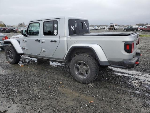 1C6JJTBM0NL145006 - 2022 JEEP GLADIATOR RUBICON SILVER photo 2