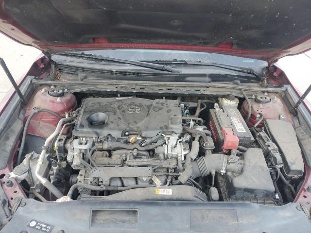 4T1B11HK9JU566195 - 2018 TOYOTA CAMRY L BURGUNDY photo 11