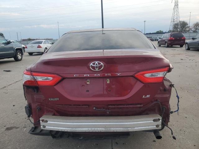 4T1B11HK9JU566195 - 2018 TOYOTA CAMRY L BURGUNDY photo 6