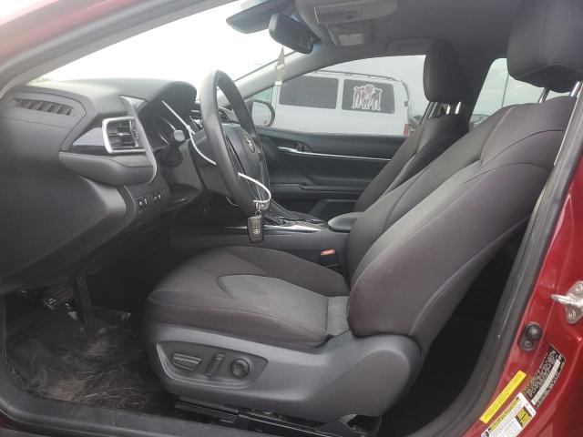 4T1B11HK9JU566195 - 2018 TOYOTA CAMRY L BURGUNDY photo 7