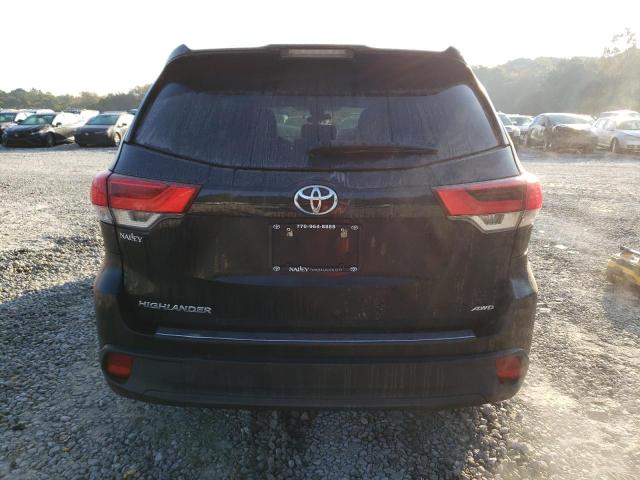 5TDBZRFH0KS747663 - 2019 TOYOTA HIGHLANDER LE BLACK photo 6