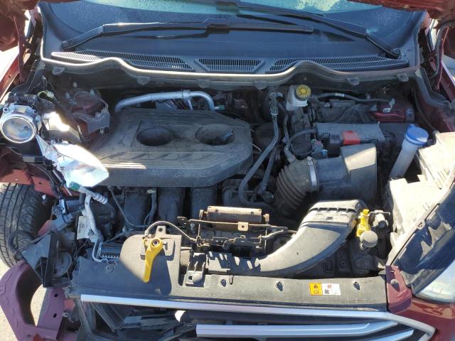 MAJ6P1UL5JC237444 - 2018 FORD ECOSPORT SE RED photo 12