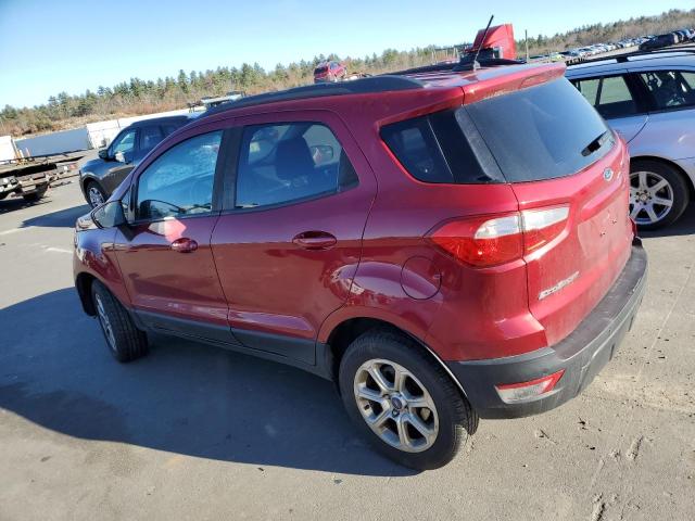 MAJ6P1UL5JC237444 - 2018 FORD ECOSPORT SE RED photo 2