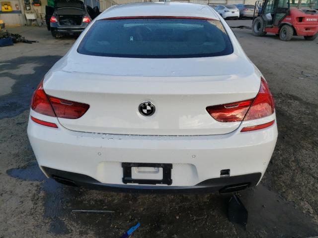 WBA6B2C54ED129878 - 2014 BMW 650 I GRAN COUPE WHITE photo 6