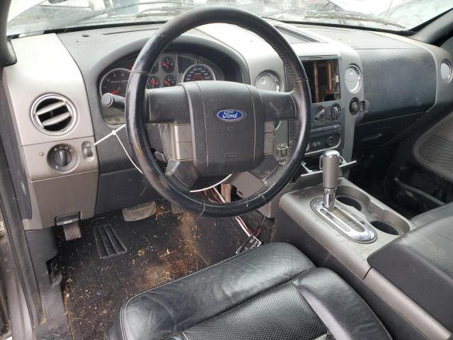1FTPX14586FA56232 - 2006 FORD F150 Մոխրագույն լուսանկար 8