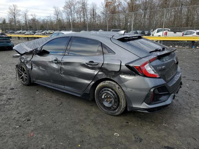 SHHFK7H99LU405973 - 2020 HONDA CIVIC SPORT TOURING GRAY photo 2