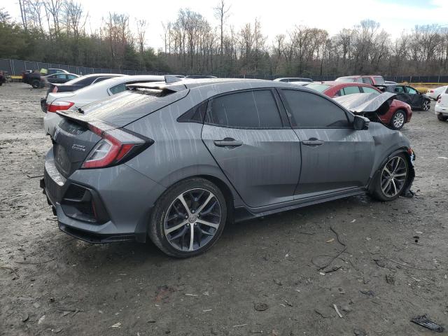 SHHFK7H99LU405973 - 2020 HONDA CIVIC SPORT TOURING GRAY photo 3