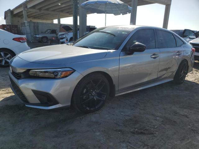 2HGFE2F58NH603101 - 2022 HONDA CIVIC SPORT 银色 照片 1
