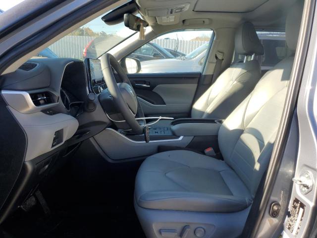 5TDHZRBH7NS206193 - 2022 TOYOTA HIGHLANDER XLE BLUE photo 7