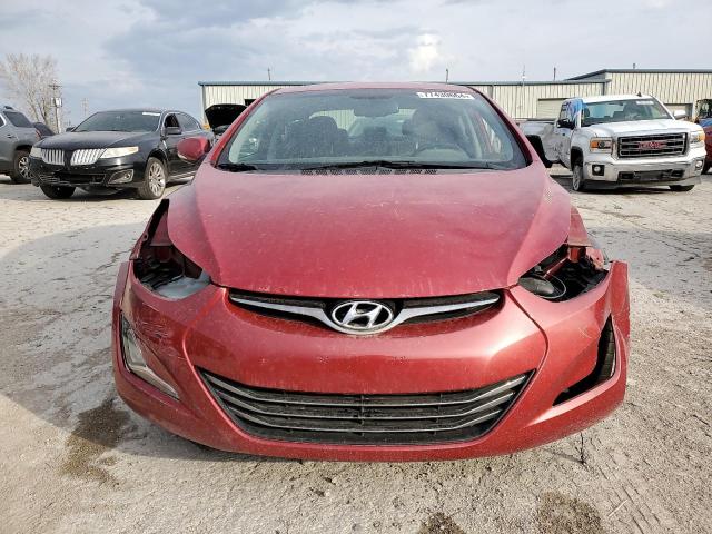 KMHDH4AE7FU326208 - 2015 HYUNDAI ELANTRA SE RED photo 5