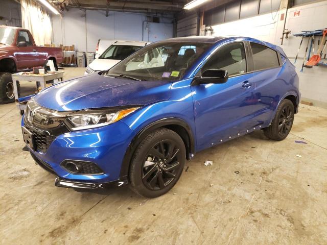 3CZRU6H1XMM755679 - 2021 HONDA HR-V SPORT BLUE photo 1