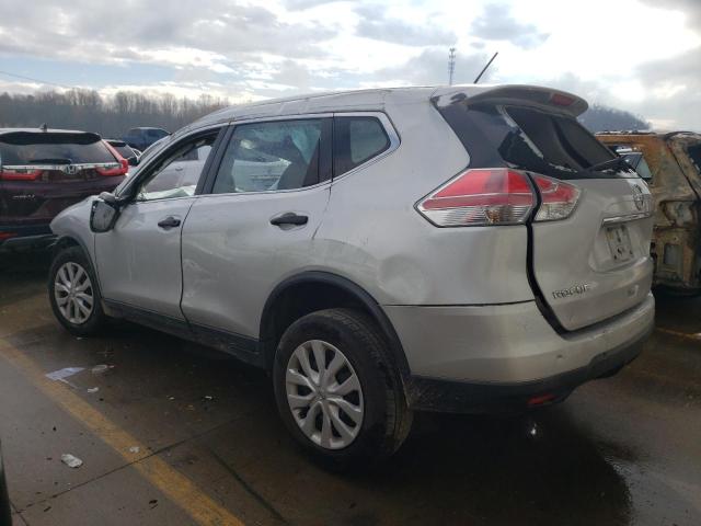 KNMAT2MV6GP700667 - 2016 NISSAN ROGUE S SILVER photo 2